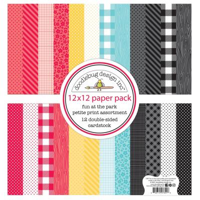 Doodlebug Fun At The Park Designpapier - Petite Print Assortment